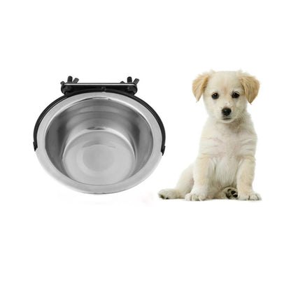 Stainless Steel Suspension Style Dog Feeding Bowl, Size: M, Size: Medium