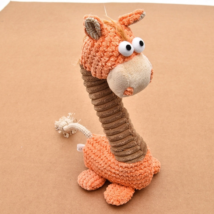 Pet Supplies Cat and Dog Special-purpose Molar Cartoon Sounding Plush Toy,Large, Size:33*28*14cm, Random Style Delivery, Size:33*28*14cm