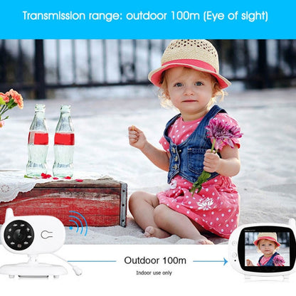 BM-850 3.5 inch LCD 2.4GHz Wireless Surveillance Camera Baby Monitor with 8-IR LED Night Vision, Two Way Voice Talk, BM-850