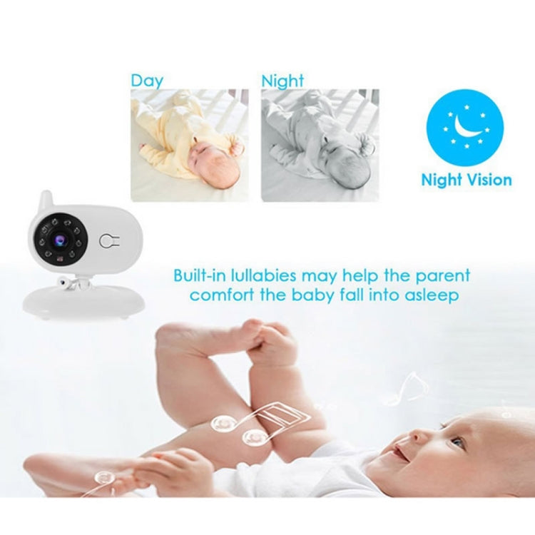 BM-850 3.5 inch LCD 2.4GHz Wireless Surveillance Camera Baby Monitor with 8-IR LED Night Vision, Two Way Voice Talk, BM-850