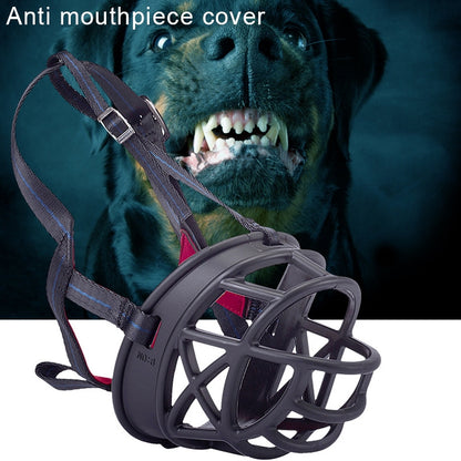 Dog Muzzle Prevent Biting Chewing and Barking Allows Drinking and Panting, Size: 10.3*9.3*12.5cm, Size: 10.3*9.3*12.5cm