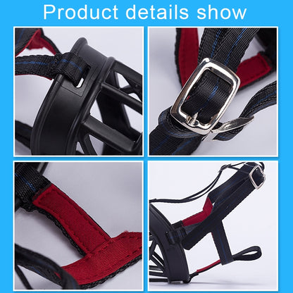 Dog Muzzle Prevent Biting Chewing and Barking Allows Drinking and Panting, Size: 8.8*8.4*11cm, Size: 8.8*8.4*11cm