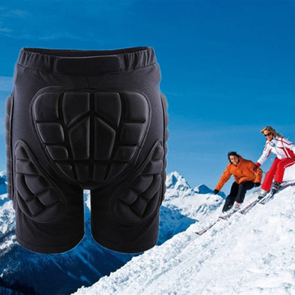 WOLFBIKE Adult  Skiing Skating Snowboarding Protective Gear Outdoor Sports Hip Padded Shorts, Size : L, Size : L
