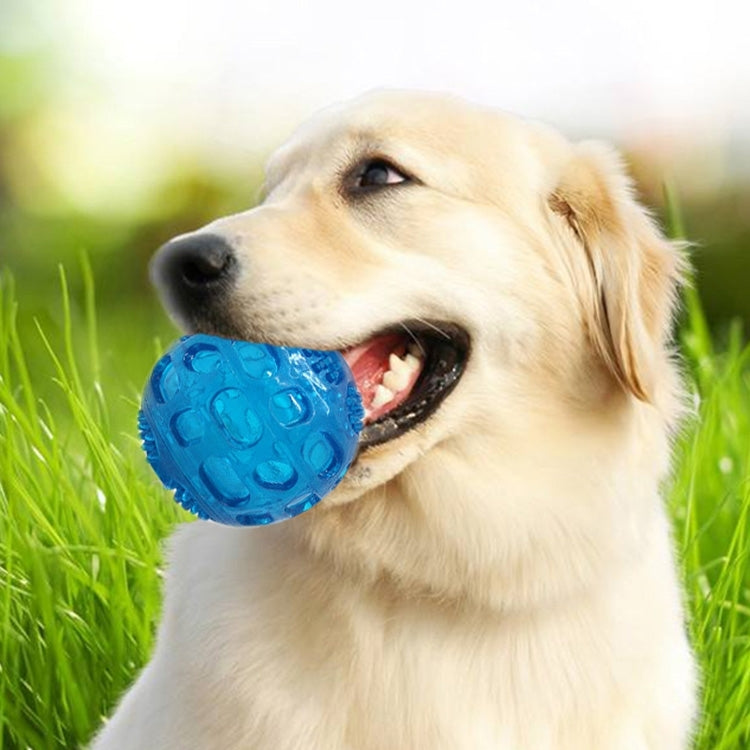 Pet Sounding Toy Elastic Ball Golden Retriever Puppy Molar Bite Resistant Tooth Toy, Size:8*8cm, Random Color Delivery, 8cm Elastic Ball