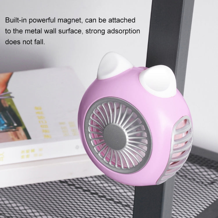 LORDNINO SBF003 3W USB Charging Portable Electric Fan with Magnetic Wristband, 3 Speed Control