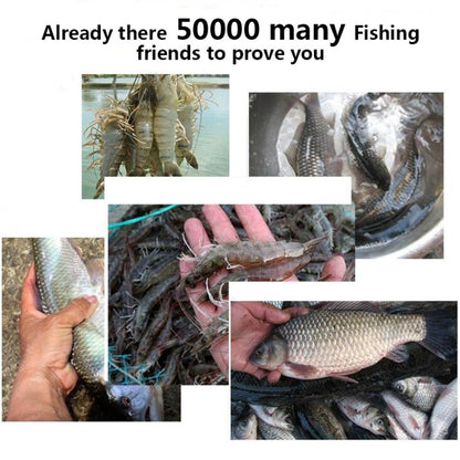 20 Holes Automatic Foldable Fishing Net Nylon Shrimp Crab Minnow Trap Fish Cast Net Fishing Tackle, 20 Holes