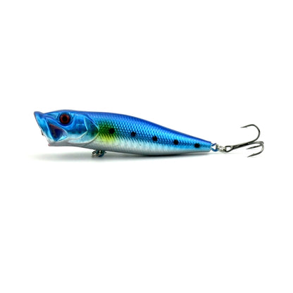 HENGJIA Plastic Artificial Fishing Popper Bionic Lures Environmentally Friendly Fishing Bait with Hooks, Length: 9 cm, Random Color Delivery, Length: 9 cm