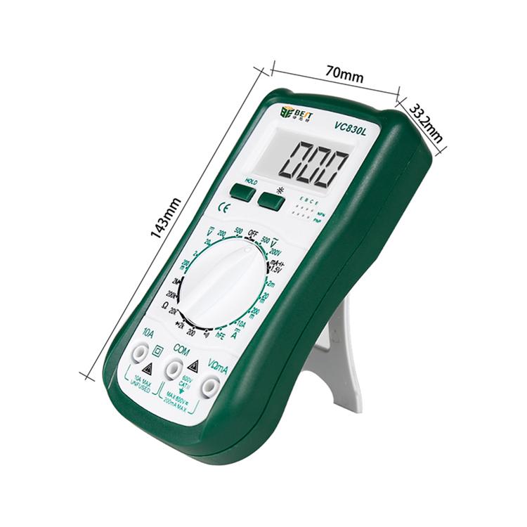 BEST-VC830L Professional Repair Tool Pocket Digital  Multimeter