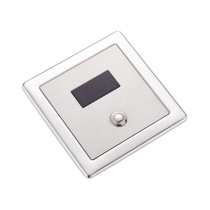 Recessed Wall in Type Flush Valve for Auto-induction Toilet, with Automatic and Manual Function DC, Automatic & Manual DC