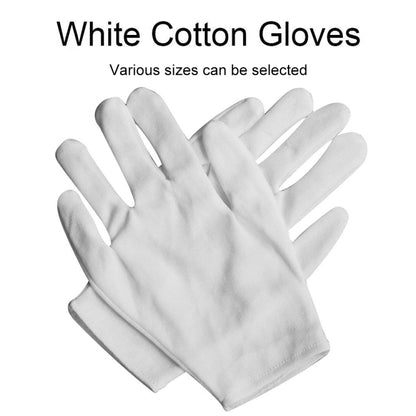 12 Pairs Pure Cotton Working Gloves, Thin Section, Thin Section