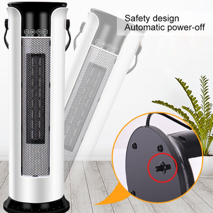 Household Shaking Head Vertical Tower Fan Radiator Warmer Electric Heater Warm Air Blower, Remote Control Version, Remote Control Version