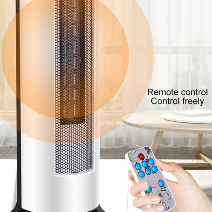 Household Shaking Head Vertical Tower Fan Radiator Warmer Electric Heater Warm Air Blower, Remote Control Version, Remote Control Version