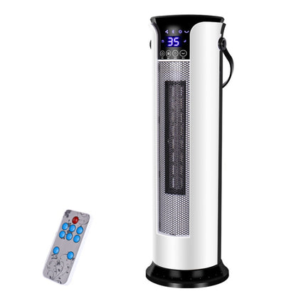 Household Shaking Head Vertical Tower Fan Radiator Warmer Electric Heater Warm Air Blower, Remote Control Version, Remote Control Version