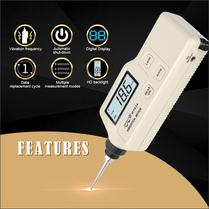 Wintact WT63A Vibration Meter Digital Tester Vibrometer Analyzer Acceleration Velocity, Wintact WT63A