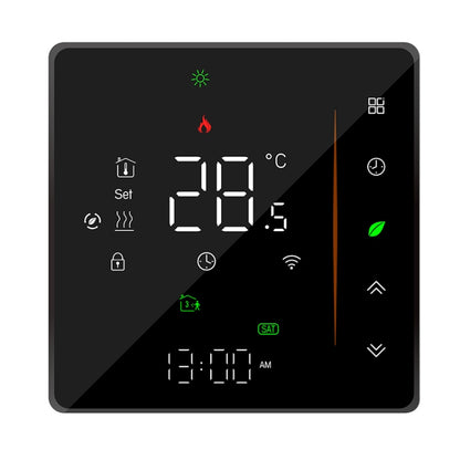 BHT-006GALW 95-240V AC 5A Smart Home Heating Thermostat for EU Box, Control Water Heating with Only Internal Sensor & WiFi Connection, BHT-006GALW