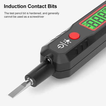 HABOTEST HT89 Contact Type High-sensitivity LCD Digital Display Sound and Light Alarm Test Pen, HT89