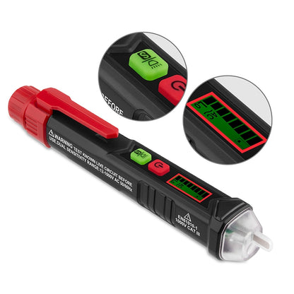 HABOTEST HT100 High-sensitivity LCD Digital Display Sound and Light Alarm Test Pen, HT100