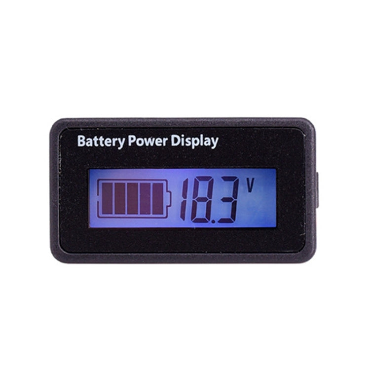 H5 12V-48V Lead-acid Battery Voltage Tester Percentage Voltmeter Gauge Lithium Battery Status Monitor, 12V-48V White Light, 12V-48V Blue Light, 12V-48V Green Light