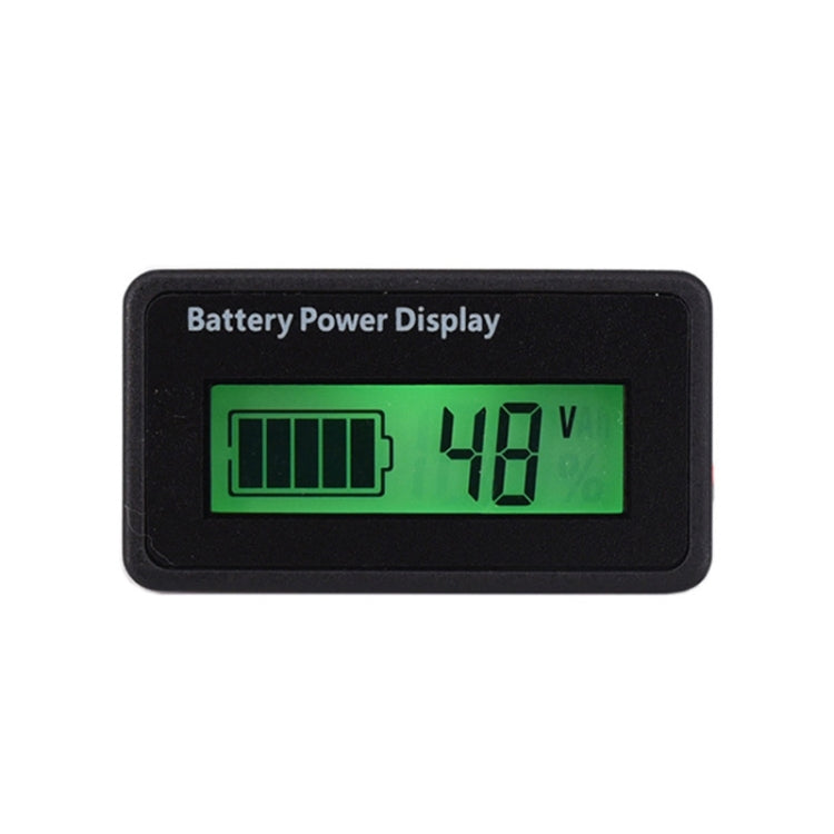 H5 12V-48V Lead-acid Battery Voltage Tester Percentage Voltmeter Gauge Lithium Battery Status Monitor, 12V-48V White Light, 12V-48V Blue Light, 12V-48V Green Light