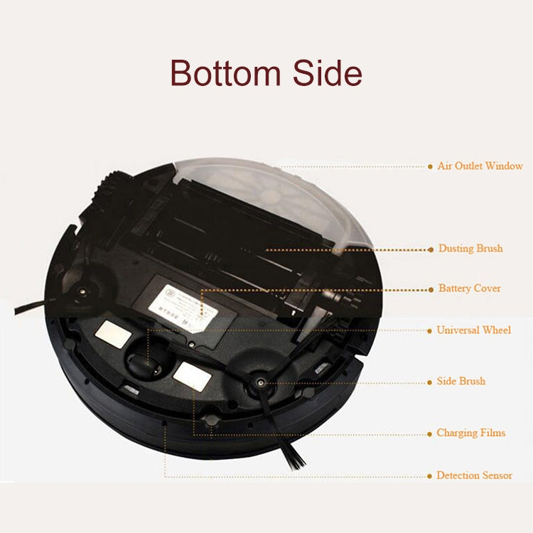 TOCOOL TC-450 Smart Vacuum Cleaner Touch Display Household Sweeping Cleaning Robot with Remote Control