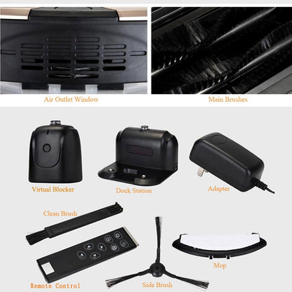 TOCOOL TC-450 Smart Vacuum Cleaner Touch Display Household Sweeping Cleaning Robot with Remote Control