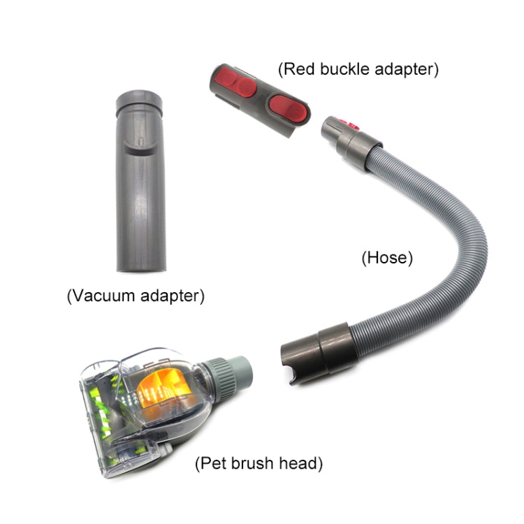 XD992 4 in 1 Handheld Tool Anti Mites Suction Head Kits D931 D928 D923 D918 for Dyson V6 / V7 / V8 / V10 Vacuum Cleaner, XD992