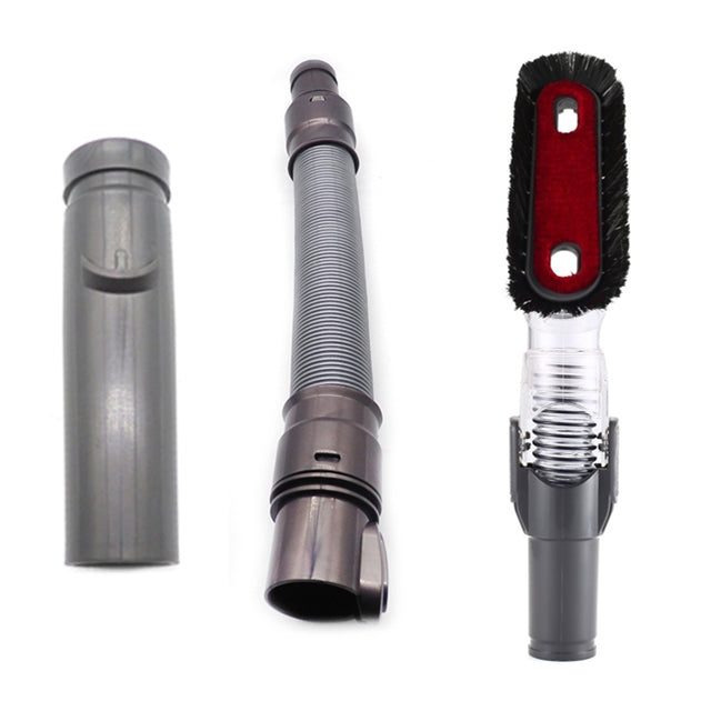 XD997 3 in 1 Handheld Tool Bendable Anti-static Suction Head Kits D920 D928 D907 for Dyson V6 / DC Series Vacuum Cleaner, XD997