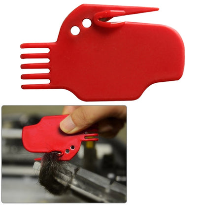 2 PCS Universal Sweeping Robot Accessories Flat Brush Cleaner for iRobot Roomba, Brush Cleaner Red
