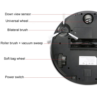 FD-3RSW(IC)CS 1000Pa Large Suction Smart Household Vacuum Cleaner Clean Robot, FD-3RSW(IC)CS