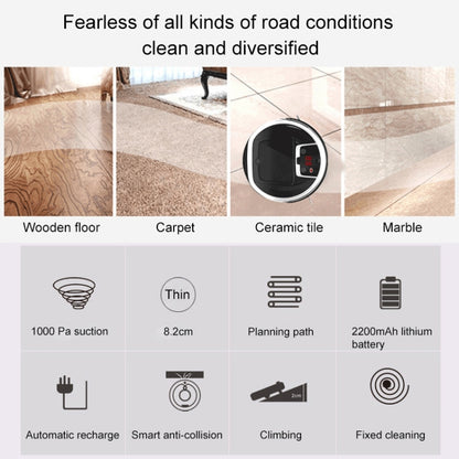 FD-3RSW(IIB)CS 1000Pa Large Suction Smart Household Vacuum Cleaner Clean Robot, FD-3RSW(IIB)CS