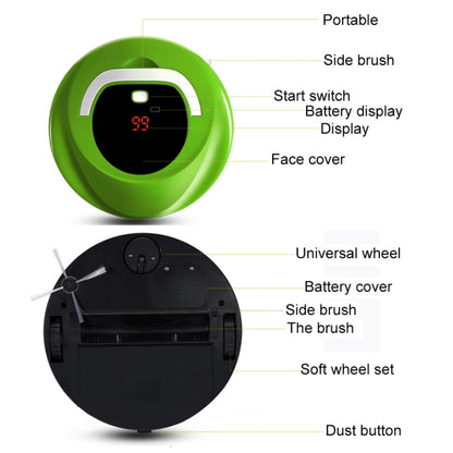 FD-RSW(C) Smart Household Sweeping Machine Cleaner Robot, FD-RSW(C) Green, FD-RSW(C) Red