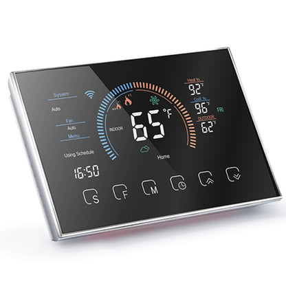 BHP-8000-WIFI-W 3H2C Smart Home Heat Pump Round Room Mirror Housing Thermostat with WiFi, AC 24V, with WiFi