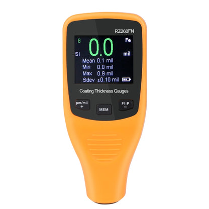 RZ260FN Ferrous & Non-Ferrous 2 in 1 LCD Display Ultrasonic Coating Paint Thickness Gauge Meter Tools