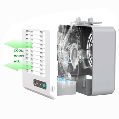 Portable Mini Silent Household Energy Saving Desktop Air Conditioner Fan Electric Air Cooler