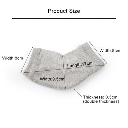 Polyester-cotton Gel Anti-foot Heel Dry Cracking Moisturizing Socks Protection Sleeve ,Random Color Delivery, Polyester-cotton Socks