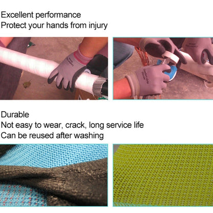 Comfortable Non-slip Wear-resistant Nitrile Rubber Electrician Working Gloves, Size: M, M
