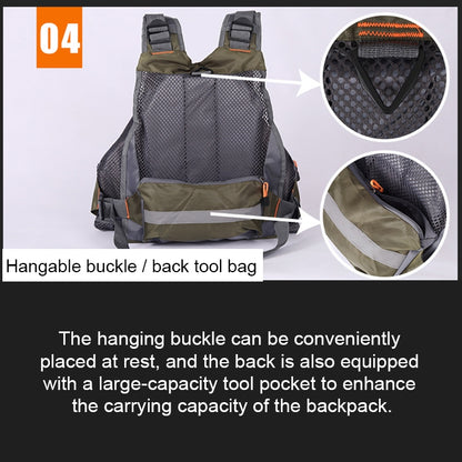 MANNER Outdoor Multifunctional Fishing Life Vest Swimming Life Jacket, MANNER Life Jacket