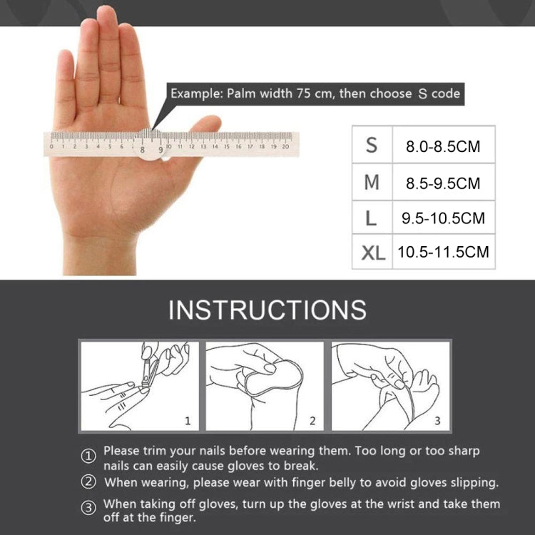 100 PCS Disposable PVC Examination Gloves Household Transparent Touchable Protective Gloves, Size: S, 100 PCS S