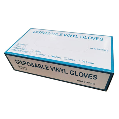 100 PCS Disposable PVC Examination Gloves Household Transparent Touchable Protective Gloves, Size: S, 100 PCS S