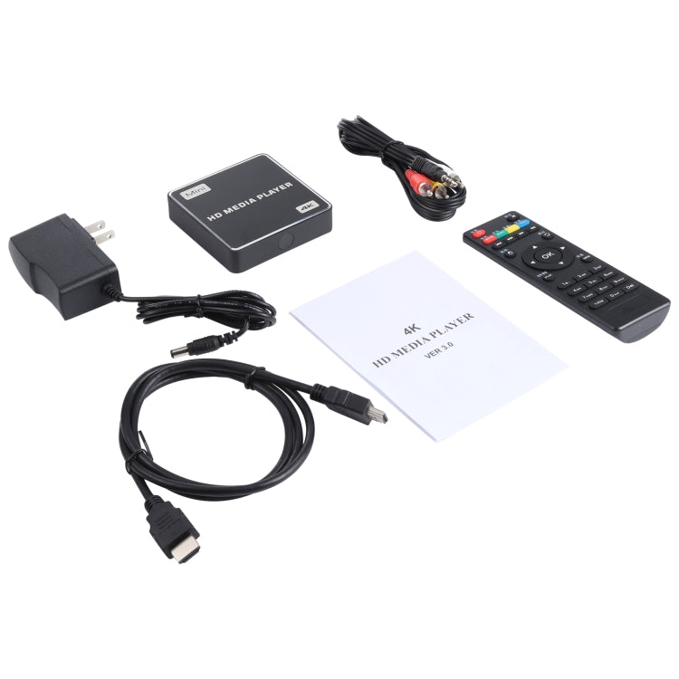 X5 UHD 4K Android 4.4.2 Media Player TV Box with Remote Control, RK3229 Quad Core up to 1.5GHz, RAM: 1GB, ROM: 8GB, Support WiFi, USB, HD Media Interface, TF Card, US Plug, X5 US Plug