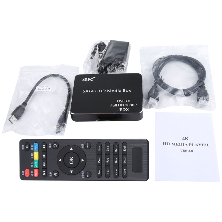 X8 UHD 4K Android 4.4.2 Media Player TV Box wtih Remote Control, RK3229 Quad Core up to 1.5GHz, RAM: 1GB, ROM: 8GB, Support WiFi, USB 3.0, HD Media Interface, TF Card, US Plug, X8 US Plug