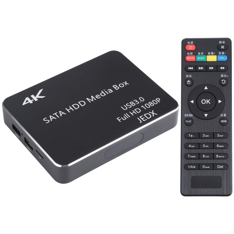 X8 UHD 4K Android 4.4.2 Media Player TV Box wtih Remote Control, RK3229 Quad Core up to 1.5GHz, RAM: 1GB, ROM: 8GB, Support WiFi, USB 3.0, HD Media Interface, TF Card, US Plug, X8 US Plug
