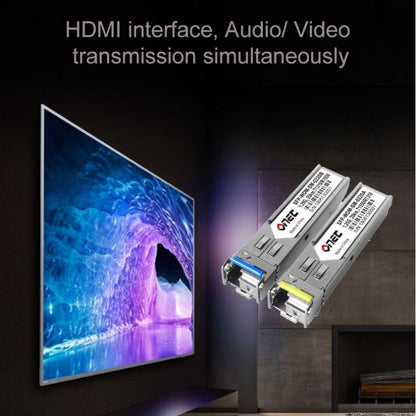 OPT882 HDMI Extender (Receiver & Sender) Fiber Optic Extender , Transmission Distance: 20KM, OPT882