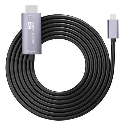 Z36A HDMI Male to USB-C / Type-C Male HD Video Capture Card, Cable Length: 2m, HDIMI to Type-C