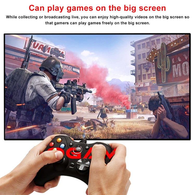 Z34 HDMI Female + Mic to HDMI Female + Audio + USB HD Video & Audio Capture Card with Loop, Z34