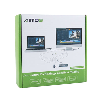 AIMOS AM-KM404K USB2.0 4 In 4 Out Switcher, AM-KM404K