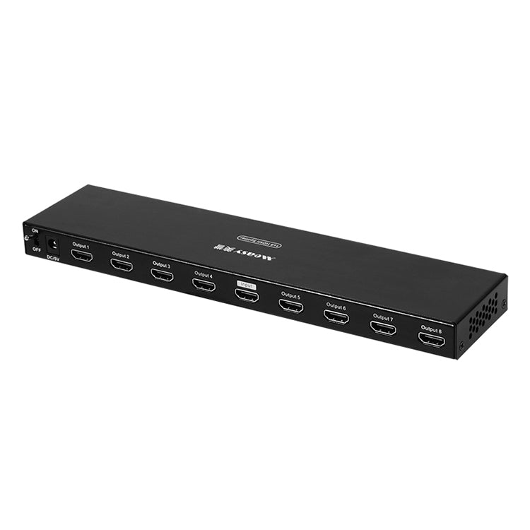 Measy SPH108 1 to 8 4K HDMI 1080P Simultaneous Display Splitter, US Plug, 1 to 8, US Plug