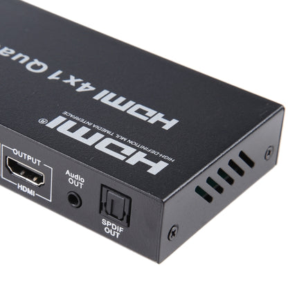 4 in 1 Out HDMI Quad Multi-viewer with Seamless Switcher, EU Plug, 4 x 1, EU Plug, 4 x 1, AU Plug, 4 x 1, UK Plug, 4 x 1, US Plug