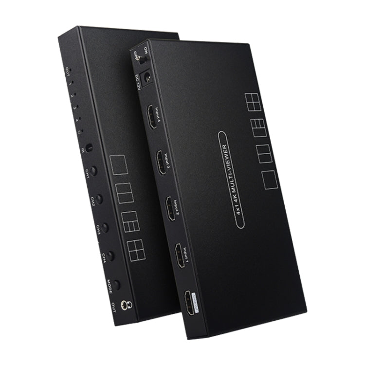 Measy MV4341 4K 30Hz 4 In 1 Out HDMI Quad Screen Splitter, Plug Type: EU Plug, EU Plug