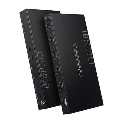 Measy MV4341 4K 30Hz 4 In 1 Out HDMI Quad Screen Splitter, Plug Type: EU Plug, EU Plug